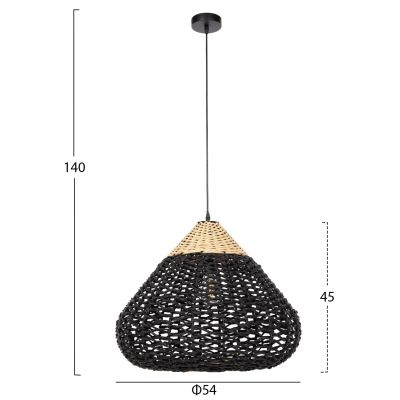 ПАНЕЛ HM4346 ХАРТИЕНО ВЪЖЕ ΙΝ БЕЖОВ И ЧЕРЕН Φ55,5x44Hcm.