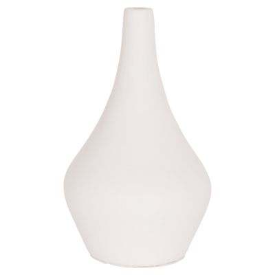 TABLE DECORATIVE VASE DENI HM4663.02S FIBER CEMENT IN WHITE--Φ15x27Hcm.