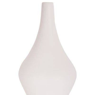 TABLE DECORATIVE VASE DENI HM4663.02S FIBER CEMENT IN WHITE--Φ15x27Hcm.
