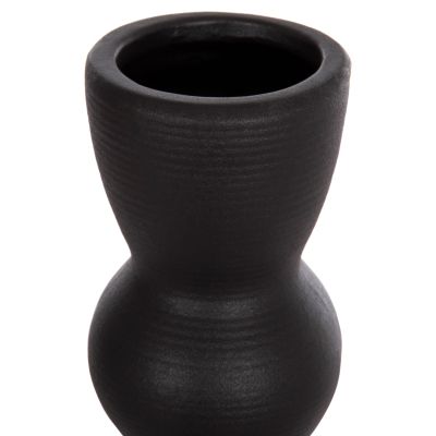CERAMIC TABLE DECOR SCEPTER HM4614.02 MATTE BLACK Φ8.5x35Hcm.