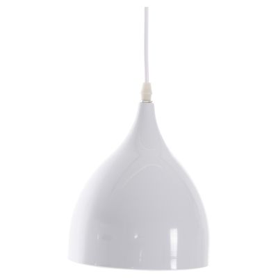 CEILING PENDANT LAMP HM4138 3-LIGHT WHITE METAL Φ33x33-115Hcm.