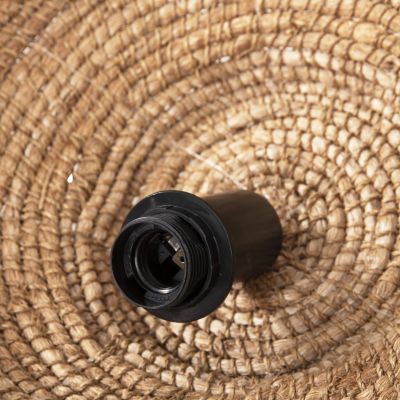 CEILING PENDANT MANILA HEMP FIBERS IN NATURAL COLOR Φ41x14-120Hcm. HM7784