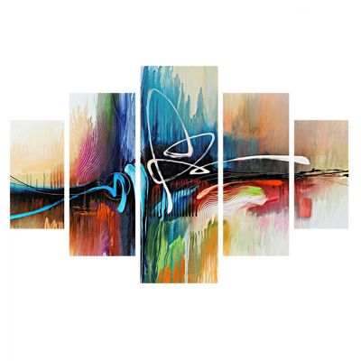 5 БР МДФ КАРТИНКА АБСТРАКТНИ ЦВЕТОВЕ 82Χ56x3 HM7202.02