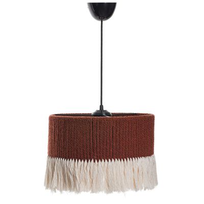 CEILING PENDANT FB97657.03, BROWN-WHITE, ROPE, Φ30x65