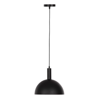CEILING PENDANT LAMP HM4110 BLACK METAL BELL Φ29Χ121Hcm.