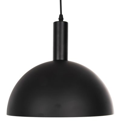 CEILING PENDANT LAMP HM4110 BLACK METAL BELL Φ29Χ121Hcm.