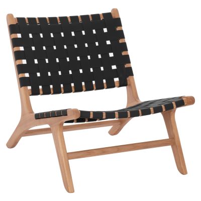 СТОЛ FELIPE TOON ДЪРВО С ЧЕРЕН PU 68X79X69Hcm.HM9326.02