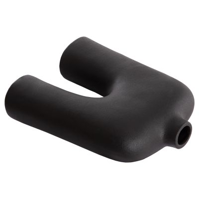 CERAMIC TABLE DECOR SERIES ISIL HM4599.02 BLACK MATTE 22x8x29Hcm.