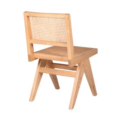 СТОЛ FREDRIK HM9873 ЯСЕНОВО ДЪРВО И ЕСТЕСТВЕН РАТАН В ЕСТЕСТВЕН ЦВЯТ 45x55,5x83Hcm.