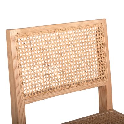 СТОЛ FREDRIK HM9873 ЯСЕНОВО ДЪРВО И ЕСТЕСТВЕН РАТАН В ЕСТЕСТВЕН ЦВЯТ 45x55,5x83Hcm.