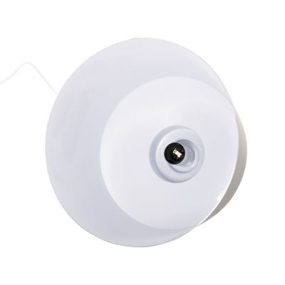 CEILING PENDANT LUMINAIRE HM4158.03 GREY ALUMINUM CAP-WHITE CABLE Φ30x123,5Hcm.