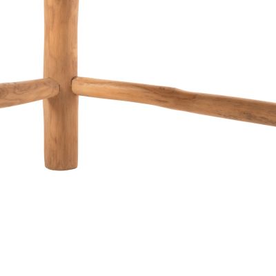 ХОЛНА МАСА LONDER HM5985 ТИК ДЪРВО-СИНТЕТИЧЕН РАТАН-ЕСТЕСТВЕН 119x79.5x41Hm.