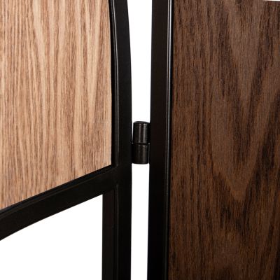 РАЗДЕЛИТЕЛ С 6 КРИСТА CRYPT HM4221 MDF В 4 ЦВЯТА-ЧЕРНА МЕТАЛНА КОНСТРУКЦИЯ 241x1,5x180Hcm.