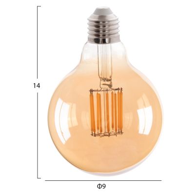 КРУШКА HM4049.02 GLOBO LED С ЖИЧКА 12W E27 3000K ЗЛАТО