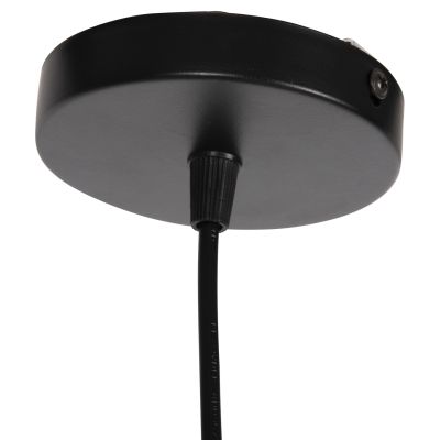 CEILING PENDANT LAMP HM4073 BLACK METAL 30x30x35H cm.
