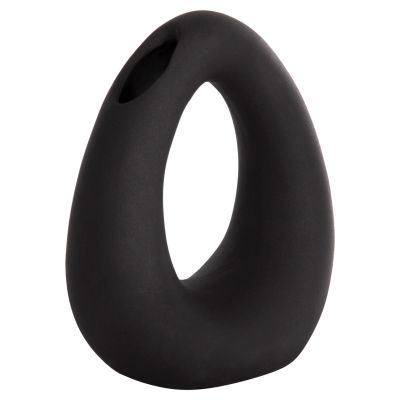 CERAMIC TABLE DECOR ELLIPTO HM4644.02 MATTE BLACK 16.5x9x20.3Hcm.