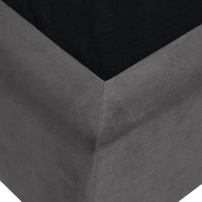 HM638.10 Легло MALENA, сиво кадифе, 150x200