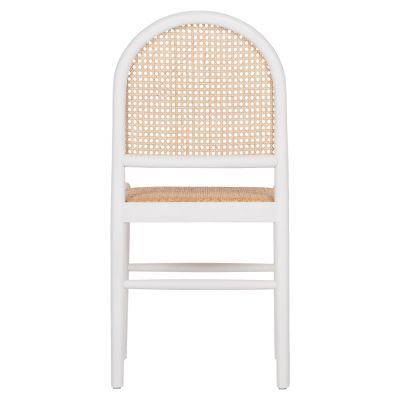 СТОЛ БУК БЯЛ-РАТАН БЕЖОВ HM9407.03 43x50x87Hcm.