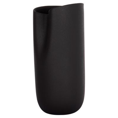 CERAMIC TABLE DECOR GLAZE HM4606.02 MATTE BLACK 17x16.5x38Hcm.