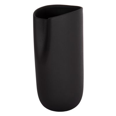 CERAMIC TABLE DECOR GLAZE HM4606.02 MATTE BLACK 17x16.5x38Hcm.