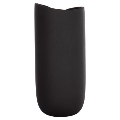 CERAMIC TABLE DECOR GLAZE HM4606.02 MATTE BLACK 17x16.5x38Hcm.