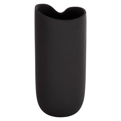 CERAMIC TABLE DECOR GLAZE HM4606.02 MATTE BLACK 17x16.5x38Hcm.