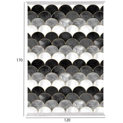 LIVING ROOM CARPET WITH FRINGES JOSIANE HM7677.33 120X170