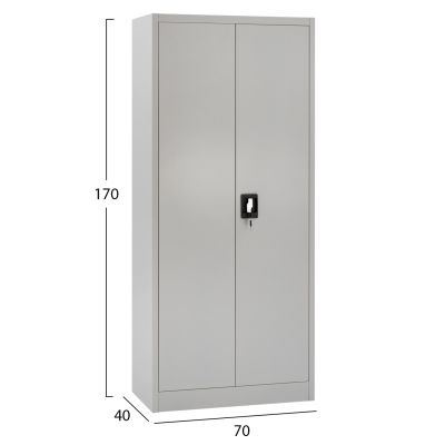CLOSET 2-LEAF METAL HRONDA HM5749.21 WITH DIVIDER & KEYLOCK 70x40x170Hcm.