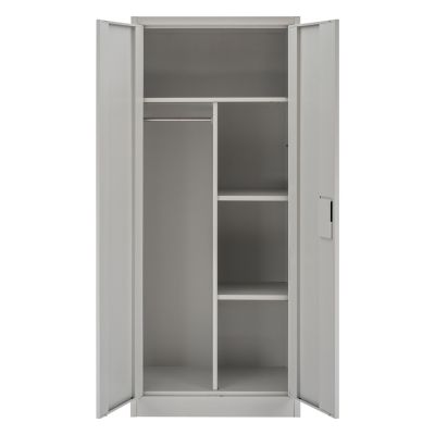 CLOSET 2-LEAF METAL HRONDA HM5749.21 WITH DIVIDER & KEYLOCK 70x40x170Hcm.