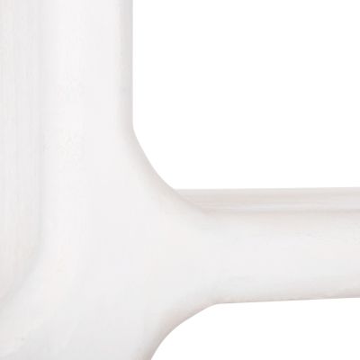 ЕТАЖ ЗА КНИЖА HANDYR HM9707 МАНГОВО ДЪРВО МАСИВ В БЯЛ ЦВЯТ 100x35x165Hcm.