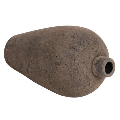 ДЕКОРАТИВНА ПОДОВА ВАЗА ZATI HM7929 ТЕРАКОТА В СИВ ЦВЯТ Φ32x60Hcm.