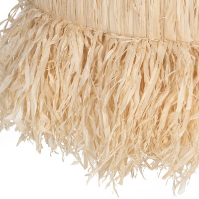 CEILING PENDANT CYLINDRICAL CAP MADE OF SISAL FIBERS IN NATURAL COLOR 80x80x45Hcm.HM7790