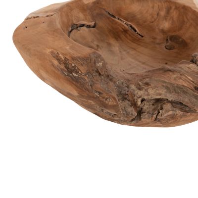TABLE DECOR BOWL YOKI HM9629 TEAK WOOD Φ50x16Hcm.