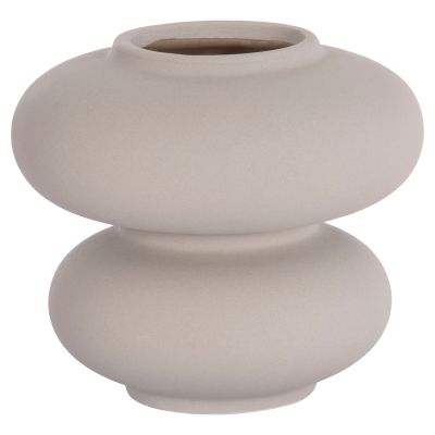 CERAMIC TABLE DECOR ROOK HM4629.03 MATTE GREY Φ18x17Hcm.