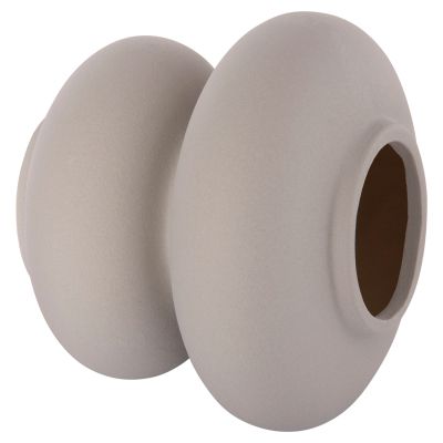 CERAMIC TABLE DECOR ROOK HM4629.03 MATTE GREY Φ18x17Hcm.