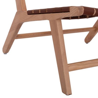 HM9326.01 КРЕСЛО FELIPE TOON WOOD PU плетено 68X79X69H