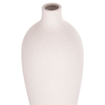 CERAMIC TABLE DECOR GALAD HM4624.01 OFF WHITE WITH CRYSTALLISATION Φ24x70Hcm.