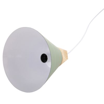CEILING PENDANT LAMP HM4152 GREEN METAL CAP Φ21,5x115Hcm.