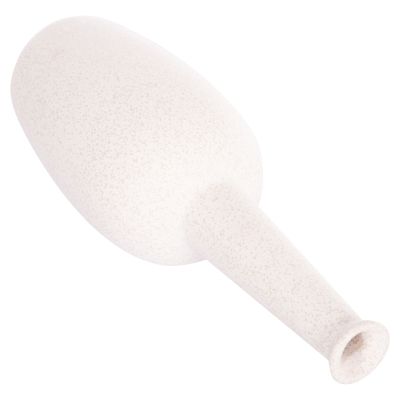 CERAMIC TABLE DECOR ELENDIL HM4592.01 OFF WHITE WITH CRYSTALLIZATION Φ10x30Hcm.