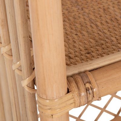 ЕТАЖ ЗА КНИЖА HM9552 ОТ ЕСТЕСТВЕН РАТАН В ЕСТЕСТВЕН ЦВЯТ 80х40х182Нсм.