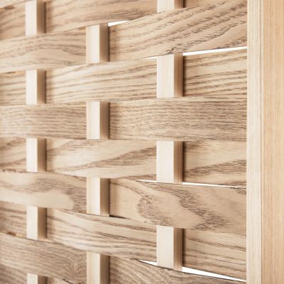 РАЗДЕЛИТЕЛ С 4 ЛИСТА SENTINEL HM4227 БАМБУК В ЕСТЕСТВЕН ЦВЯТ 162x2,5x180Hcm.