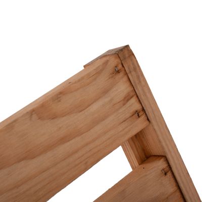 PROFESSIONAL SUNBED HM11431.03 FIR WOOD IN NATURAL SHADE 72x196x29-84H cm.