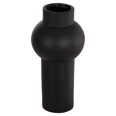 CERAMIC TABLE DECOR SCEPTER HM4605.02 MATTE BLACK Φ15x30Hcm.