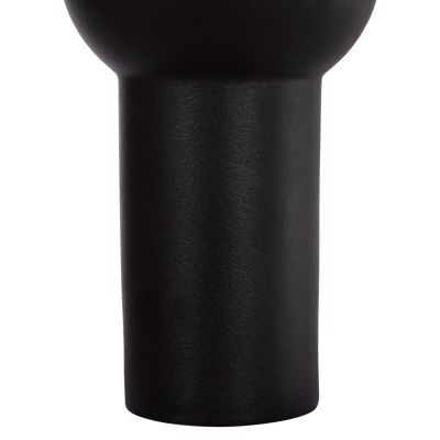 CERAMIC TABLE DECOR SCEPTER HM4605.02 MATTE BLACK Φ15x30Hcm.