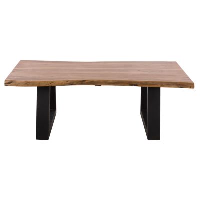 Coffee Table ΜΟΝΤΑΝΑ ΗΜ8166.11 Solid Acacia Wood-Natural 115x63x40cm