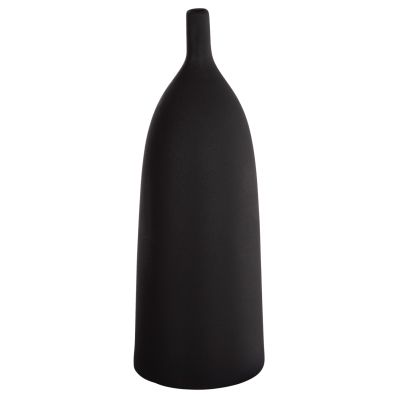 CERAMIC TABLE DECOR GALAD HM4633.02 BLACK MATTE Φ18x49H cm.