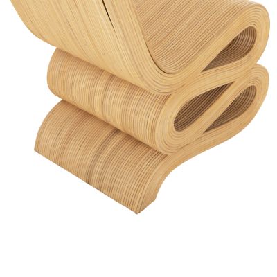 КРЕСЛО CURVY LOUNGE2 HM9885 ЕСТЕСТВЕН РАТАН 46x66x86Hcm.