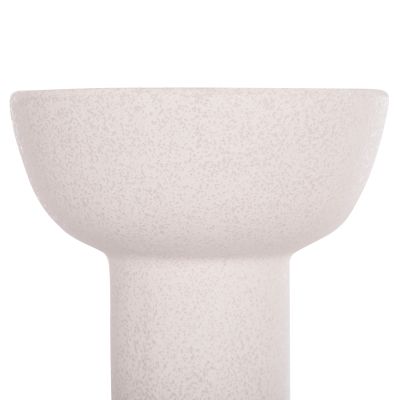 CERAMIC TABLE DECOR ELENDIL HM4603.01 OFF WHITE WITH CRYSTALLISATION Φ20x26.5Hcm.