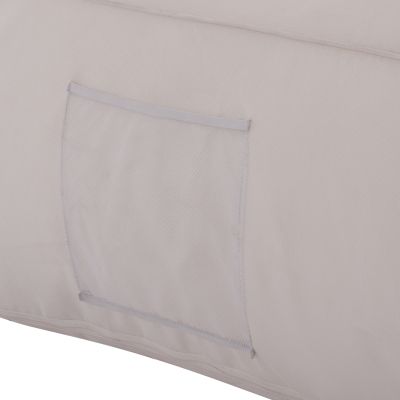 ΠΟΥΦ YAMIN 2ΑΤΟΜΩΝ ΜΕ TEXTILENE 600gr/m2 2X1 ΛΕΥΚΟ HM5773.11 140x140x40-60Υec.