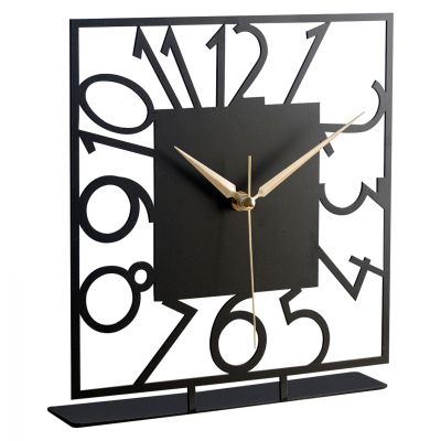 METAL TABLE CLOCK HM7469 25x23 cm.